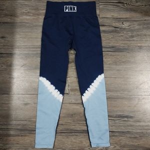 Pink Legging Womens Medium Victoria Secret Cool&Comfy Blue Ombre Stretch Tights